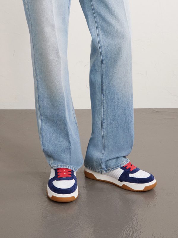 Sparry Leather and Suede Sneakers - OU Sparry Leather and Suede Sneakers - OU