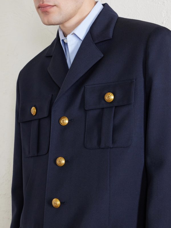 Sahariana Embellished Virgin Wool Jacket - CU