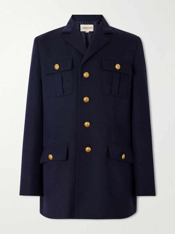 Sahariana Embellished Virgin Wool Jacket