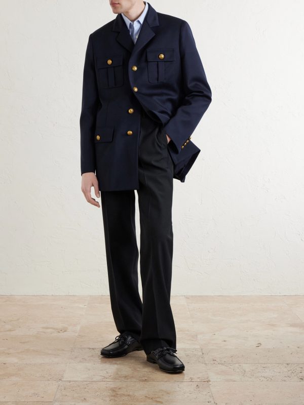 Sahariana Embellished Virgin Wool Jacket - OU