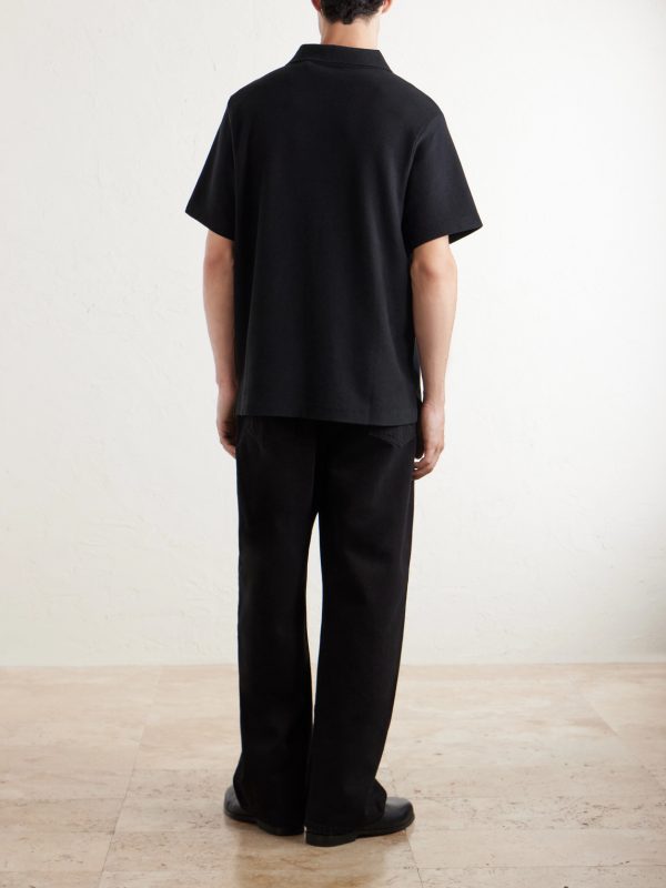 Cotton-Piqué Polo Shirt - BK Cotton-Piqué Polo Shirt - BK