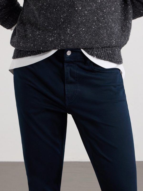 Straight-Leg Twill Trousers - E2