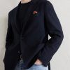Wool and Cashmere-Blend Twill Blazer - CU Wool and Cashmere-Blend Twill Blazer - CU