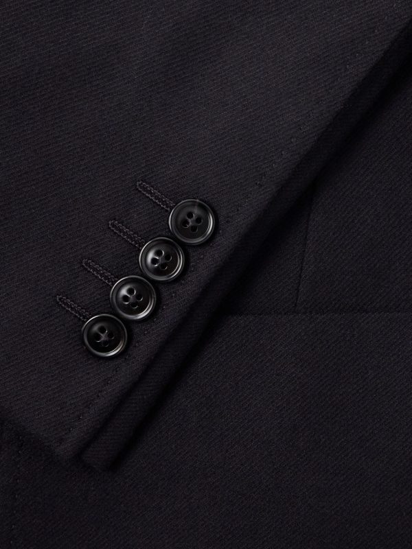 Wool and Cashmere-Blend Twill Blazer - E1 Wool and Cashmere-Blend Twill Blazer - E1
