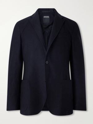 Wool and Cashmere-Blend Twill Blazer Wool and Cashmere-Blend Twill Blazer