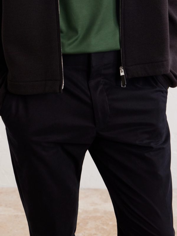 Straight-Leg Stretch Cotton-Twill Trousers - CU Straight-Leg Stretch Cotton-Twill Trousers - CU