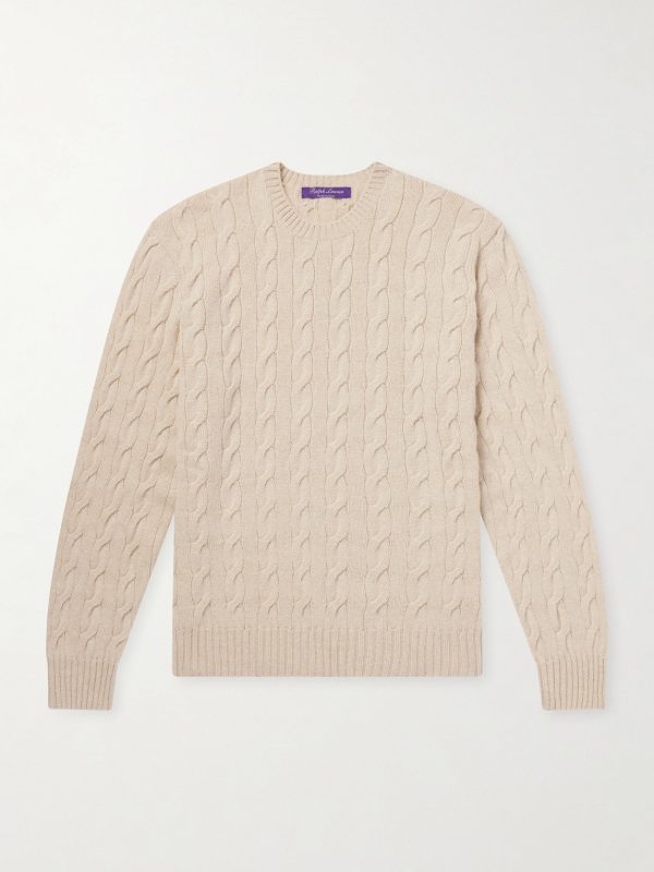 Cashmere Cable-Knit Sweater