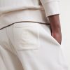 Wimbledon Straight-Leg Embroidered Cotton and Cashmere-Blend Sweatpants - CU Wimbledon Straight-Leg Embroidered Cotton and Cashmere-Blend Sweatpants - CU