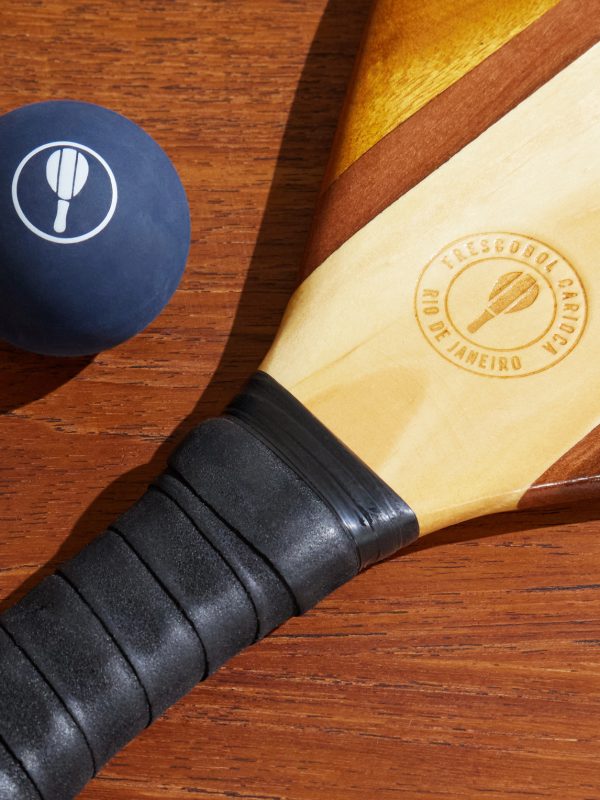 Leblon Wooden Beach Bat and Ball Set - CU