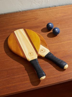 Leblon Wooden Beach Bat and Ball Set Leblon Wooden Beach Bat and Ball Set