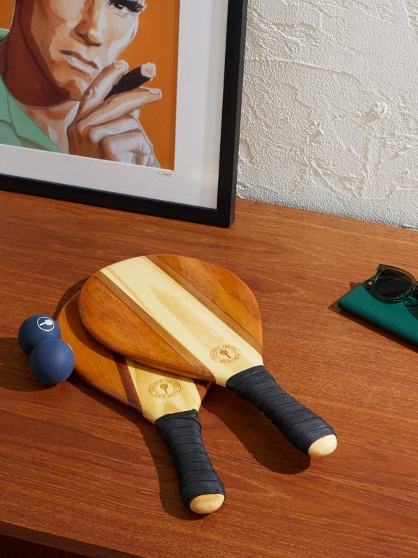 Leblon Wooden Beach Bat and Ball Set - OU
