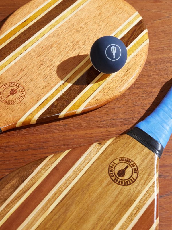 Leblon Wooden Beach Bat and Ball Set - CU Leblon Wooden Beach Bat and Ball Set - CU