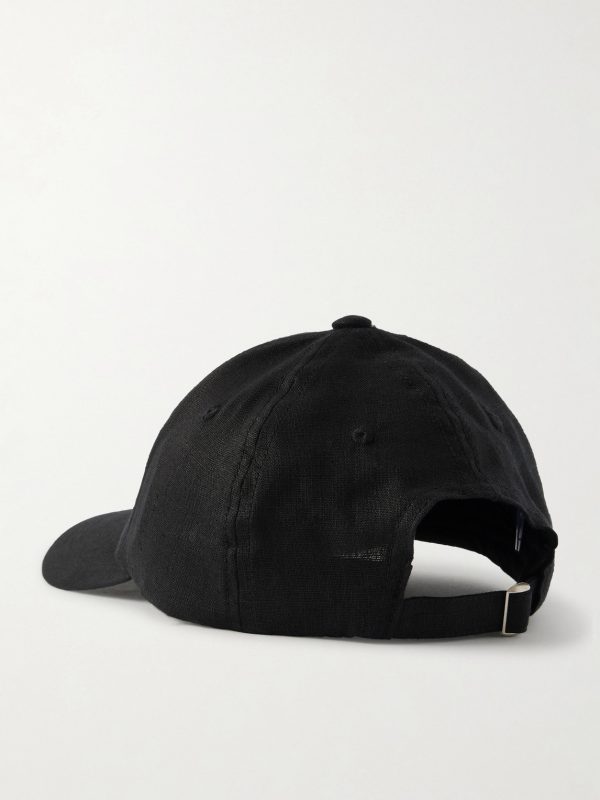 Fernando Linen Baseball Cap - BK