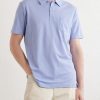 Riviera Cotton-Mesh Polo Shirt - FR Riviera Cotton-Mesh Polo Shirt - FR