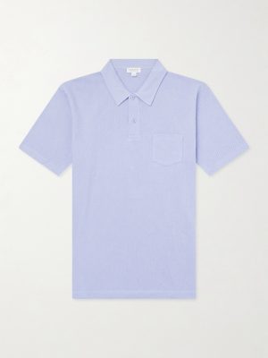 Riviera Cotton-Mesh Polo Shirt Riviera Cotton-Mesh Polo Shirt