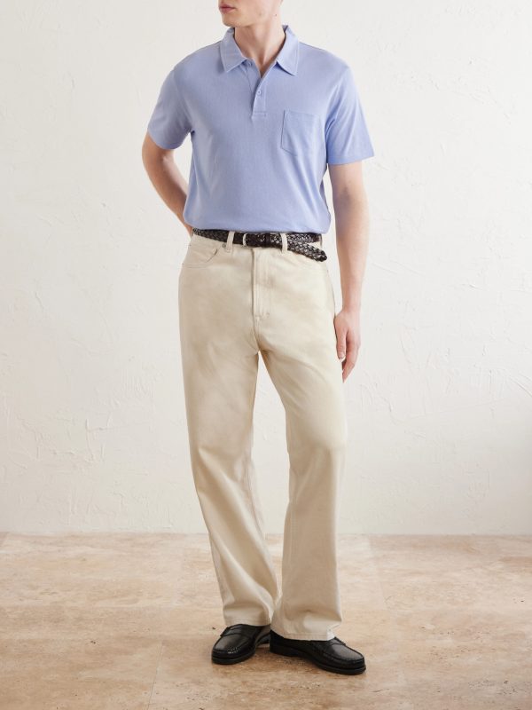 Riviera Cotton-Mesh Polo Shirt - OU Riviera Cotton-Mesh Polo Shirt - OU