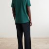 Riviera Slim-Fit Cotton-Mesh Polo Shirt - BK Riviera Slim-Fit Cotton-Mesh Polo Shirt - BK