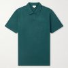 Riviera Slim-Fit Cotton-Mesh Polo Shirt Riviera Slim-Fit Cotton-Mesh Polo Shirt