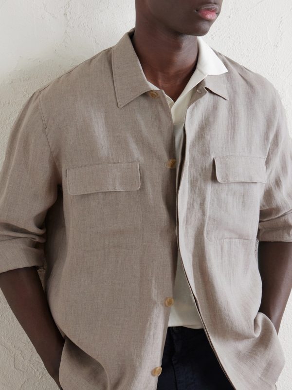 Linen Overshirt - CU Linen Overshirt - CU