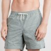 Straight-Leg Striped Swim Shorts - OU Straight-Leg Striped Swim Shorts - OU