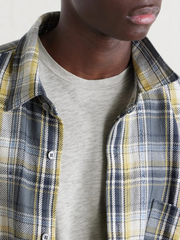 Cotton and Linen-Blend T-Shirt - CU Cotton and Linen-Blend T-Shirt - CU