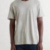Cotton and Linen-Blend T-Shirt - FR Cotton and Linen-Blend T-Shirt - FR