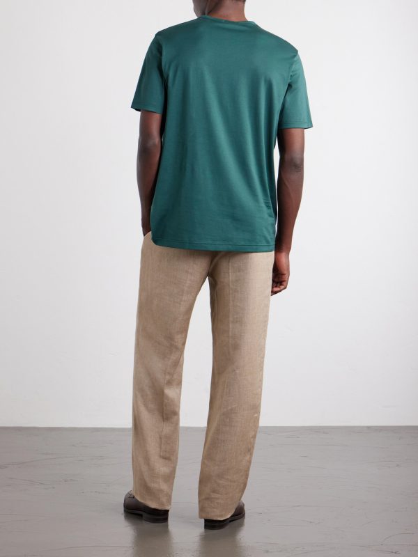 Slim-Fit Cotton-Jersey T-Shirt - BK