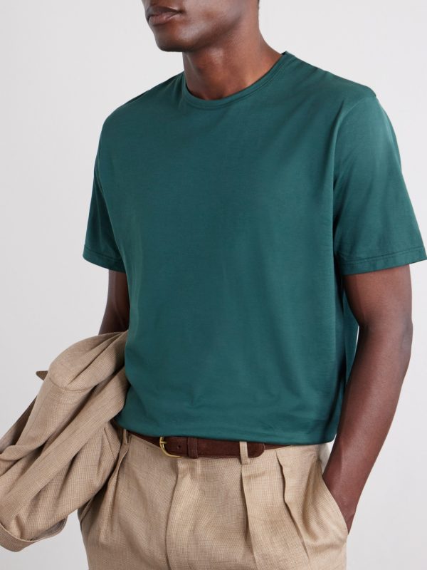 Slim-Fit Cotton-Jersey T-Shirt - CU