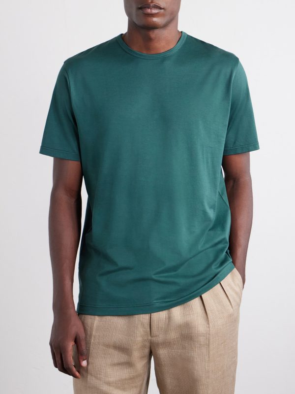 Slim-Fit Cotton-Jersey T-Shirt - FR