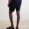 Straight-Leg Garment-Dyed Cotton-Blend Twill Chino Shorts - BK Straight-Leg Garment-Dyed Cotton-Blend Twill Chino Shorts - BK