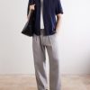 Camp-Collar Textured-Cotton Shirt - OU Camp-Collar Textured-Cotton Shirt - OU