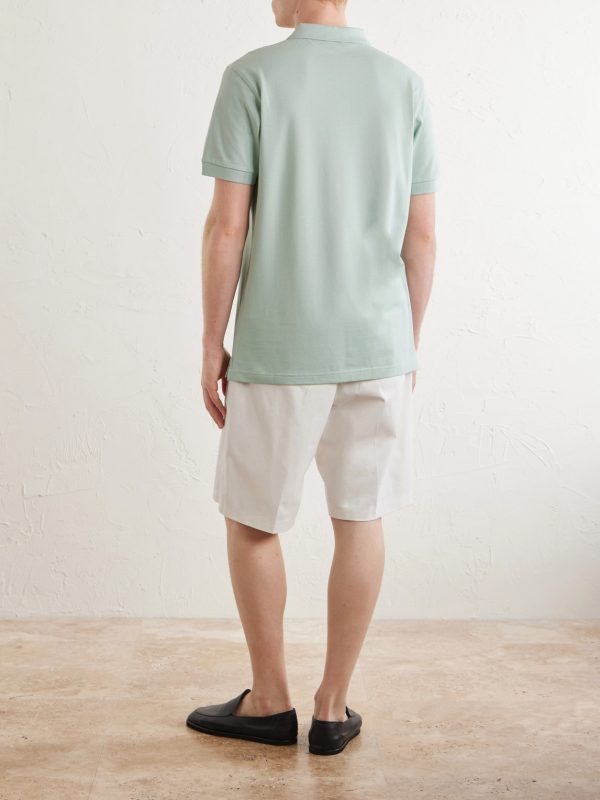 Pima Cotton-Piqué Polo-Shirt - BK
