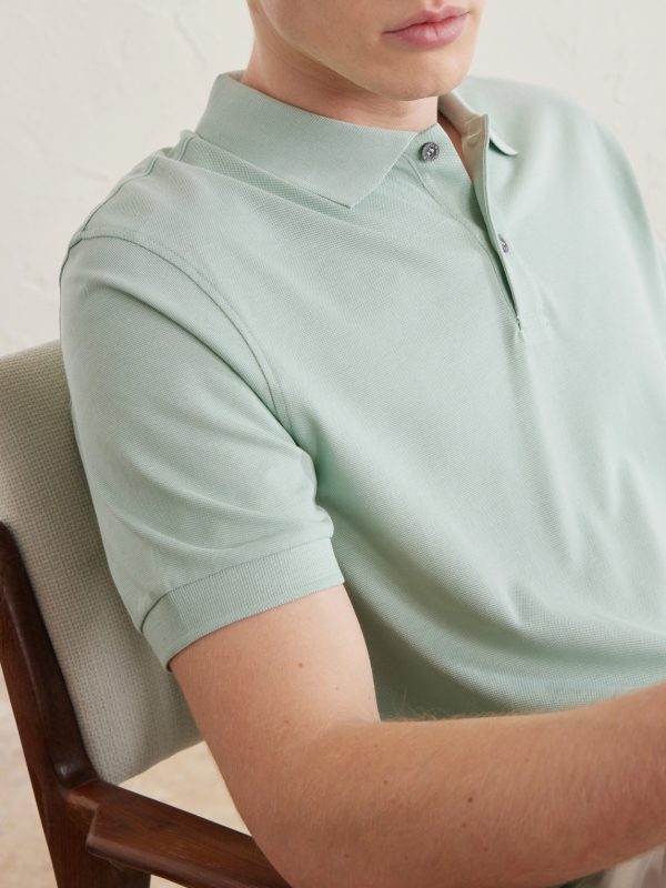 Pima Cotton-Piqué Polo-Shirt - CU