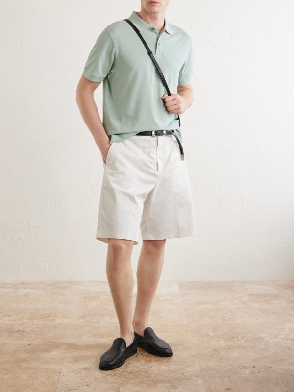 Pima Cotton-Piqué Polo-Shirt - OU