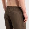 Drawstring Straight-Leg Swim Shorts - BK Drawstring Straight-Leg Swim Shorts - BK