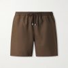 Drawstring Straight-Leg Swim Shorts Drawstring Straight-Leg Swim Shorts