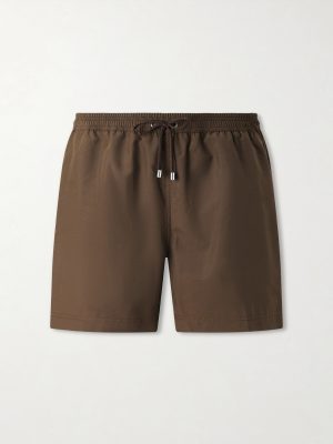 Drawstring Straight-Leg Swim Shorts Drawstring Straight-Leg Swim Shorts