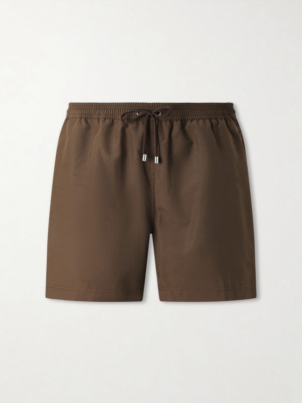 Drawstring Straight-Leg Swim Shorts Drawstring Straight-Leg Swim Shorts