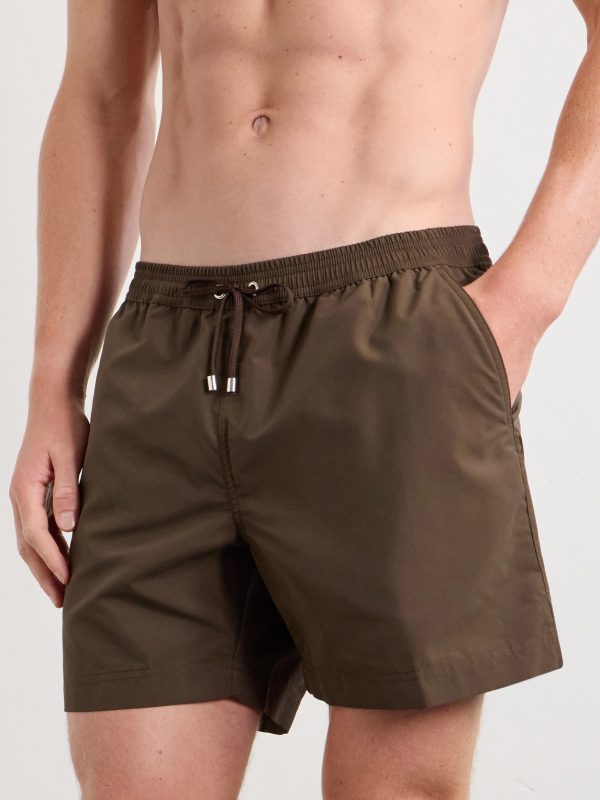 Drawstring Straight-Leg Swim Shorts - OU Drawstring Straight-Leg Swim Shorts - OU