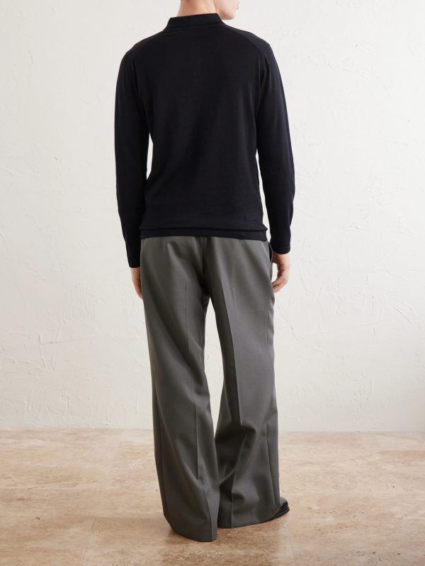 Sea Island Cotton Polo Shirt - BK Sea Island Cotton Polo Shirt - BK