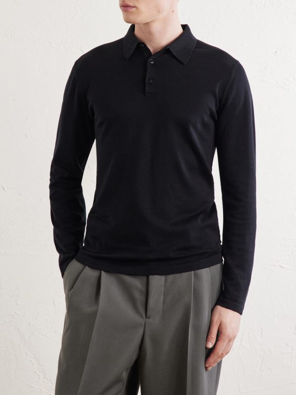 Sea Island Cotton Polo Shirt - FR Sea Island Cotton Polo Shirt - FR