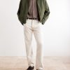 Camp-Collar Textured-Cotton Shirt - OU