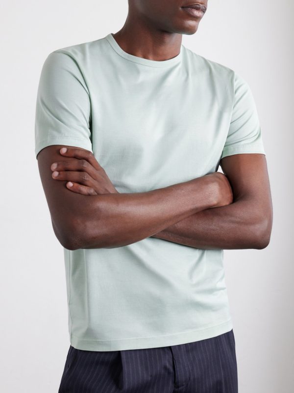 Slim-Fit Cotton-Jersey T-Shirt - E1 Slim-Fit Cotton-Jersey T-Shirt - E1