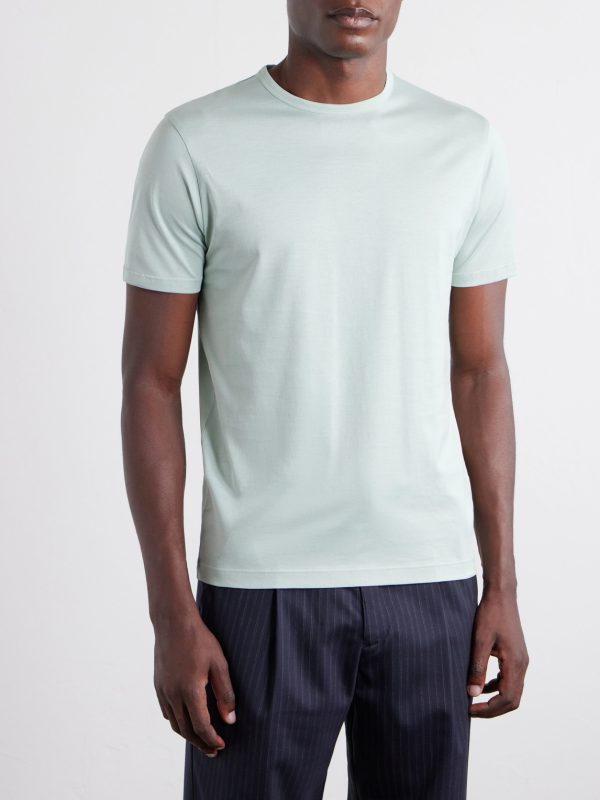 Slim-Fit Cotton-Jersey T-Shirt - FR Slim-Fit Cotton-Jersey T-Shirt - FR