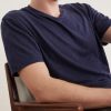 Cotton and Linen-Blend T-Shirt - CU