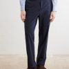 Straight-Leg Cotton-Poplin Suit Trousers - FR Straight-Leg Cotton-Poplin Suit Trousers - FR