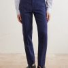 Straight-Leg Pleated Linen Suit Trousers - FR Straight-Leg Pleated Linen Suit Trousers - FR