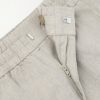 Slim-Fit Straight-Leg Linen Trousers - E1 Slim-Fit Straight-Leg Linen Trousers - E1