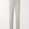 Slim-Fit Straight-Leg Linen Trousers Slim-Fit Straight-Leg Linen Trousers