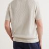 Ribbed Cotton Polo-Shirt - BK